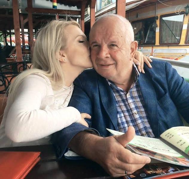 Marin Burlea si fiica sa, Foto: Arhiva personala