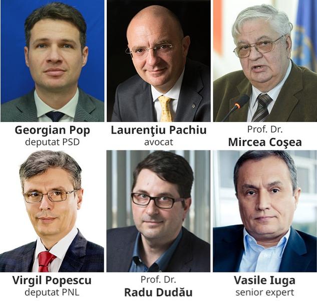 Virgil Popescu, Radu Dudau, Vasile Iuga, Georgian Pop, Laurentiu Pachiu, Mircea Cosa, Foto: Colaj foto