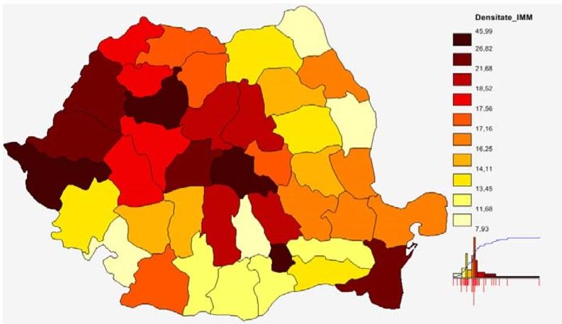 Densitatea IMM-urilor, Foto: CNP