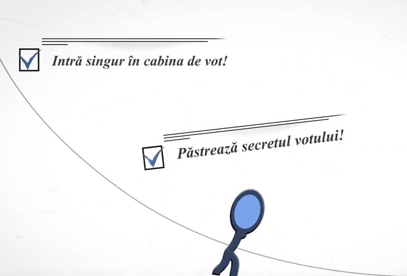 clip informativ MAI pentru referendum, Foto: Captura video