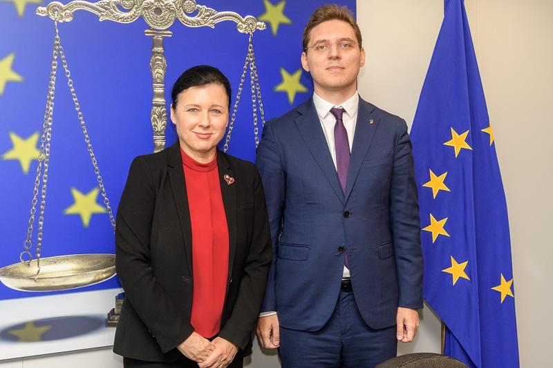 Jourova si Negrescu, Foto: Comisia Europeana