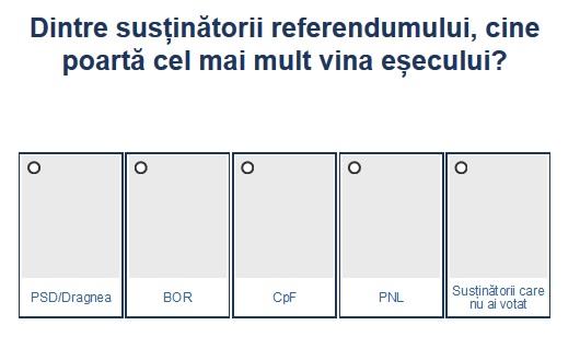 Sondaj esec referendum, Foto: Hotnews