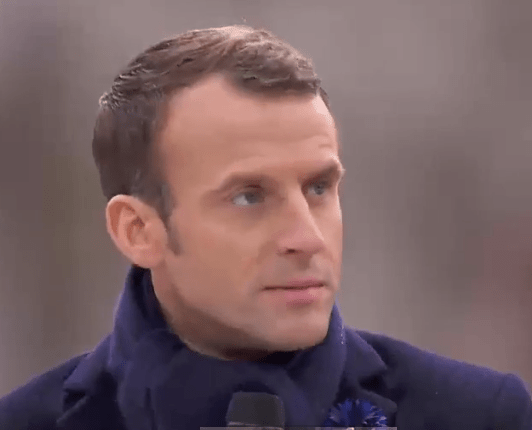 Macron, Foto: Captura video