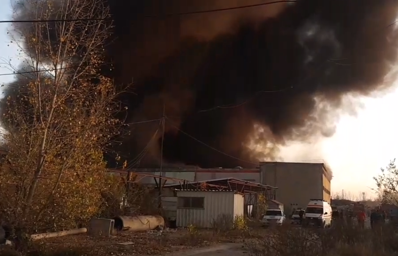 Incendiu Ploiesti, Foto: Captura video