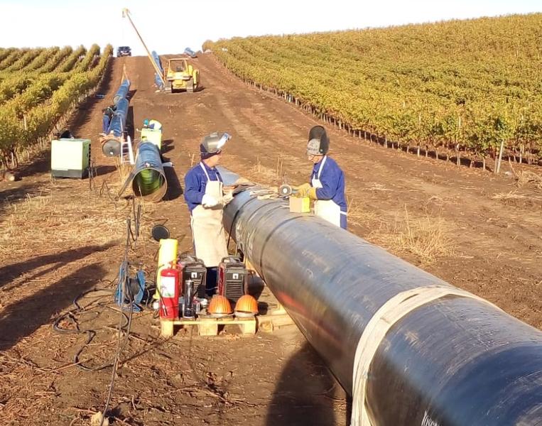 BRUA in constructie, Foto: Transgaz