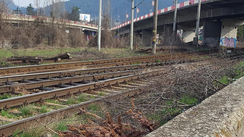 Calea ferata la podul de la Darste, Foto: Vlad Barza / HotNews.ro