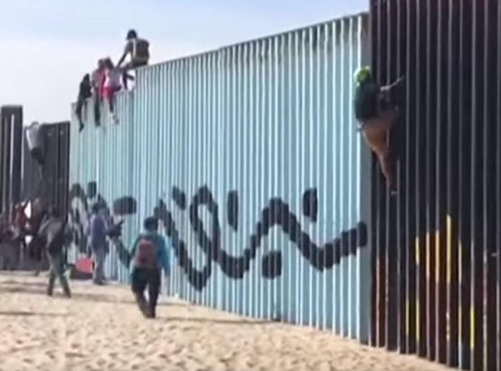 migranti din America Centrala, Foto: Captura video