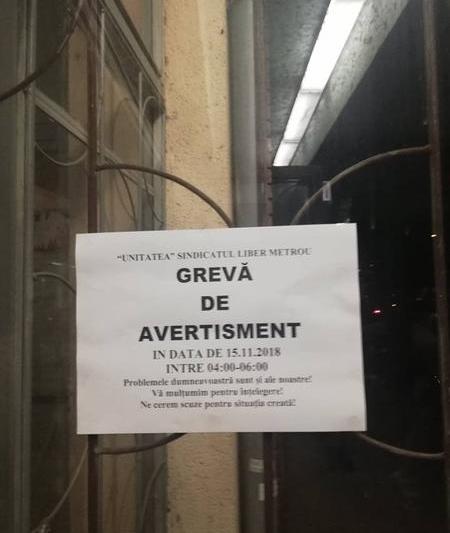 Greva metrou, Foto: Hotnews