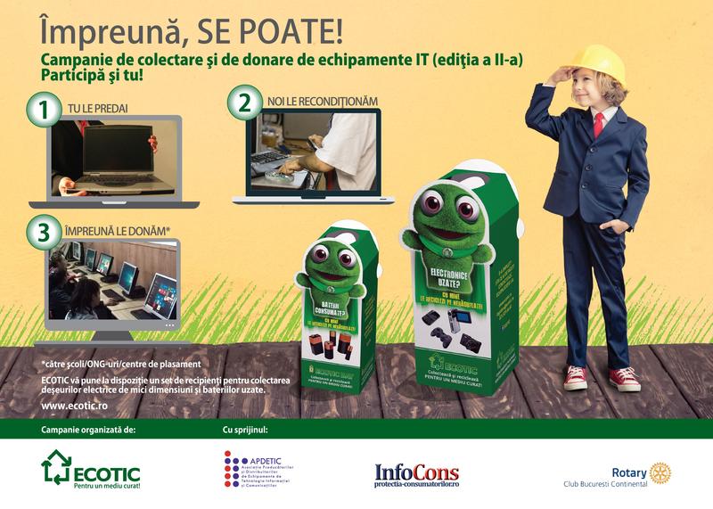 Echipamentele IT prind viață nouă în comunități defavorizate, Foto: ecotic