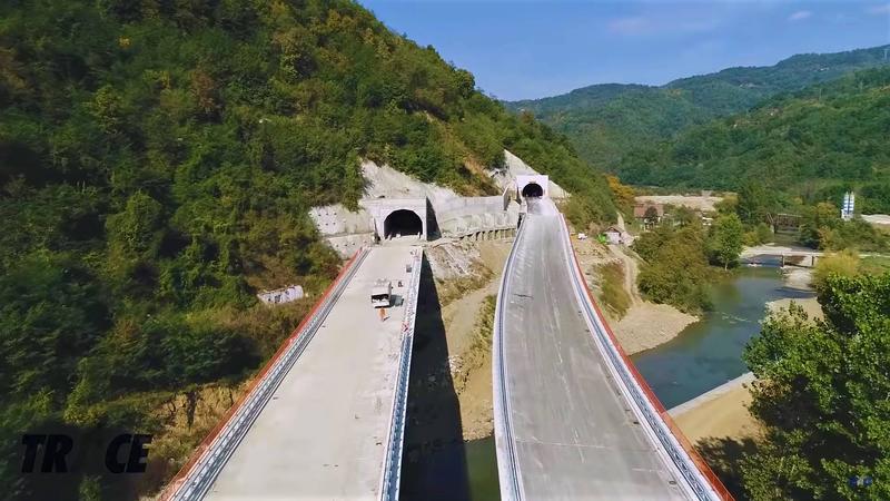 Autostrada prin munti in Serbia, Foto: Captura YouTube