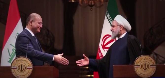 Barham Salih si Hassam Rouhani, Foto: Captura YouTube