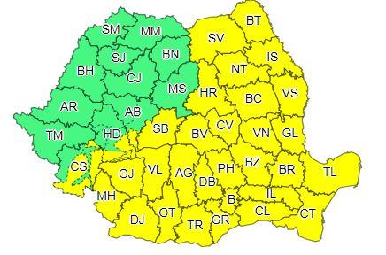 Cod Galben, Foto: ANM