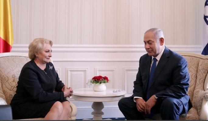 Viorica Dancila si Benjamin Netanyahu, Foto: Guvern