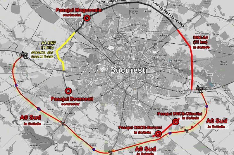 Proiectele de pe centurile Capitalei, Foto: Hotnews