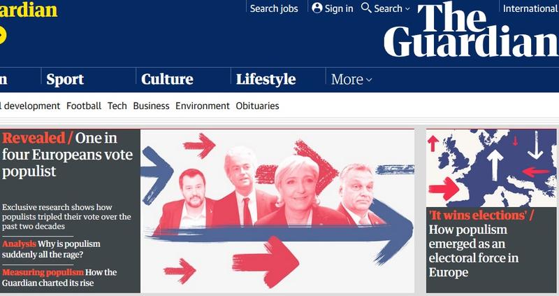 Populism in ascensiune, Foto: The Guardian
