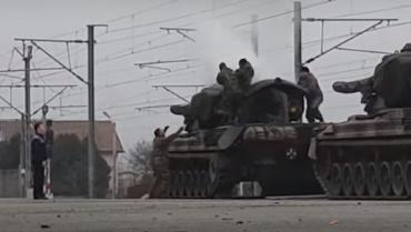 accident militar la Alba Iulia, Foto: Captura video