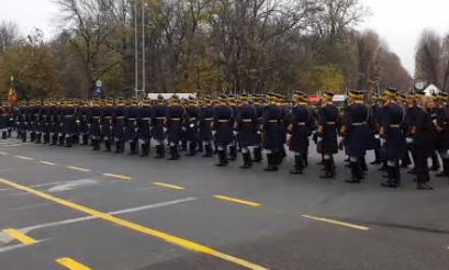 Repetitii parada militara, Foto: Captura video