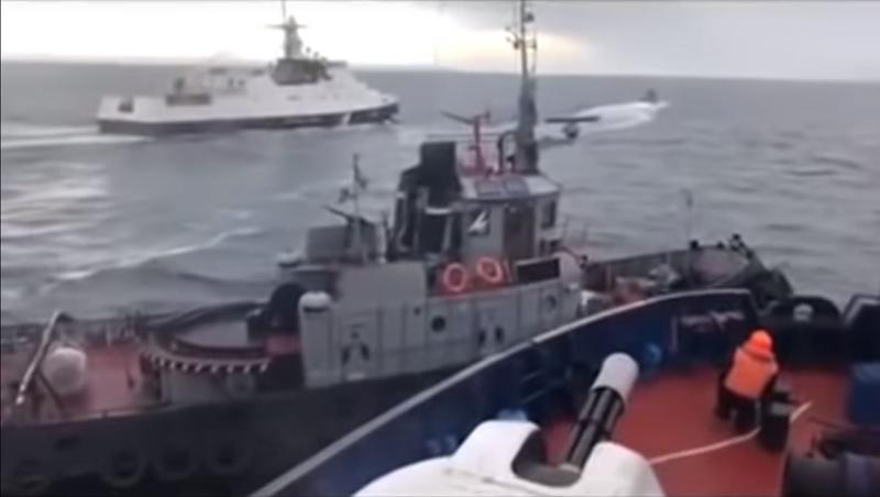 Incident ruso-ucrainean langă Crimeea, Foto: Captura YouTube