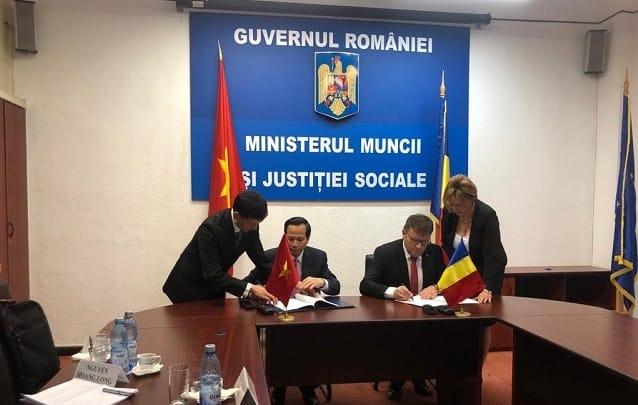 Memorandum Romania-Vietnam, Foto: Ministerul Muncii