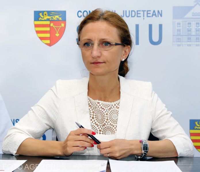 Daniela Cimpean, presedintele CJ Sibiu, Foto: Agerpres