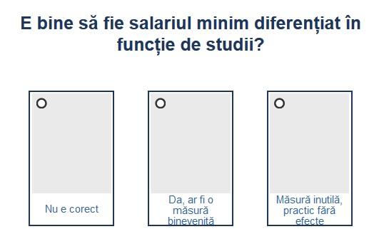 Sondaj salariu minim diferentiat, Foto: Hotnews