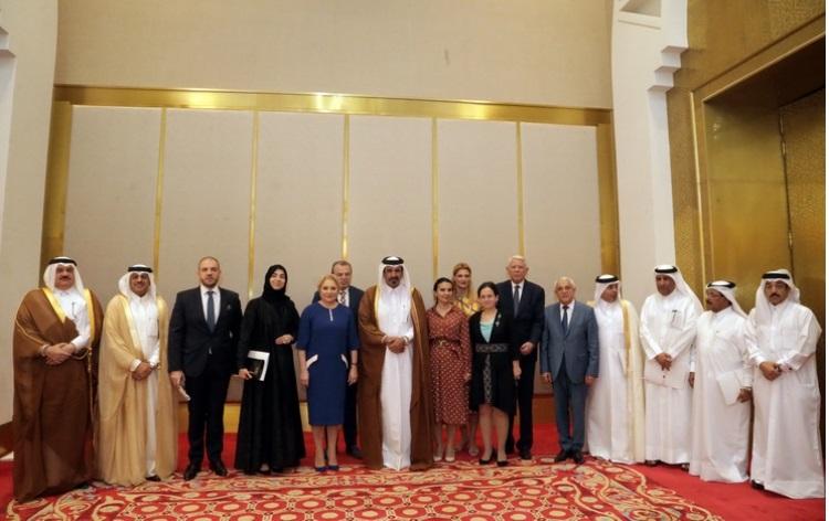 Viorica Dancila si oameni de afaceri din Qatar, Foto: Guvern