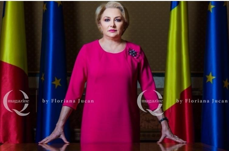 Viorica Dancila, în viziunea QMagazine, Foto: Captura Facebook