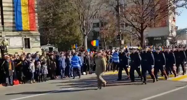 Parada militara de la Ploiesti, Foto: Captura video Facebook