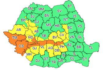 Avertizari meteo de iarna, Foto: ANM