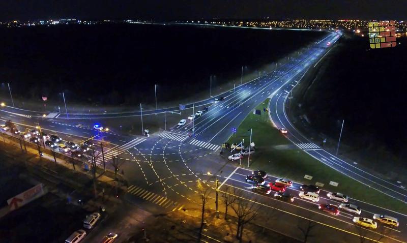 Intersectia A3 - Petricani dupa deschiderea autostrazii, Foto: Captura YouTube