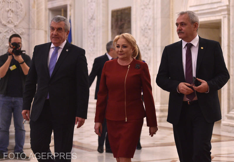 Tariceanu, Dancila si Dragnea, Foto: Agerpres