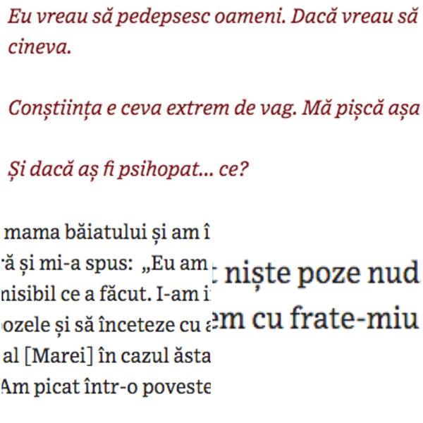 Vreau sa pedepsesc oameni, Foto: Casa Jurnalistului