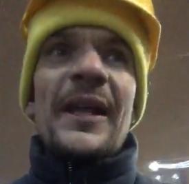 Tudor Chirila, in Piata Victoriei, Foto: Captura Facebook