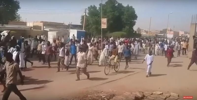 Protest Sudan, Foto: YouTube