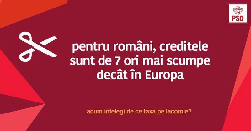 PSD si taxa pe lacomie, Foto: Facebook PSD