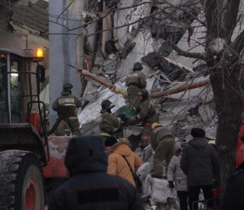 Explozie în Magnitogorsk , Foto: mchs.ru