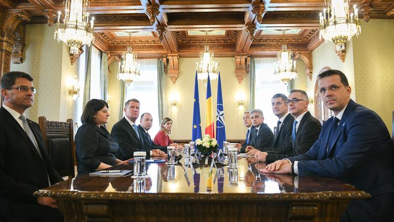 Klaus Iohannis si Dan Barna, Foto: Presidency.ro