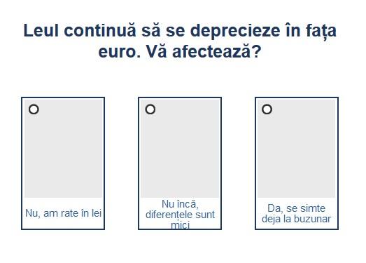 Sondaj depreciere leu, Foto: Hotnews