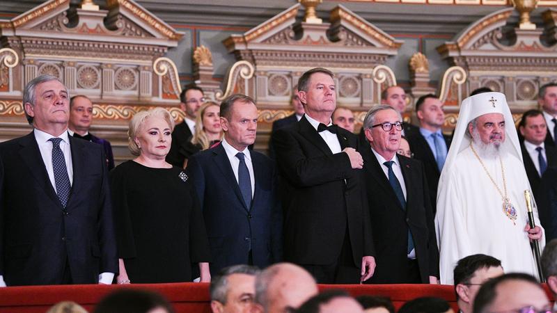 Ceremonie preluare președintie UE, Foto: Administratia Prezidentiala
