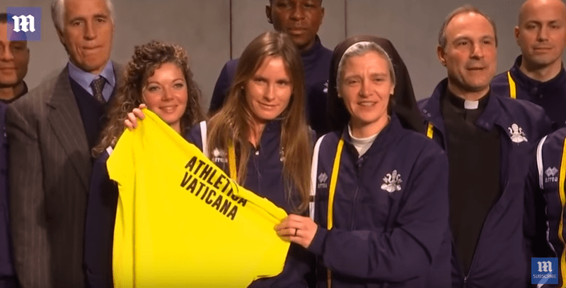 Echipa de atleti a Vaticanului, Foto: Captura YouTube