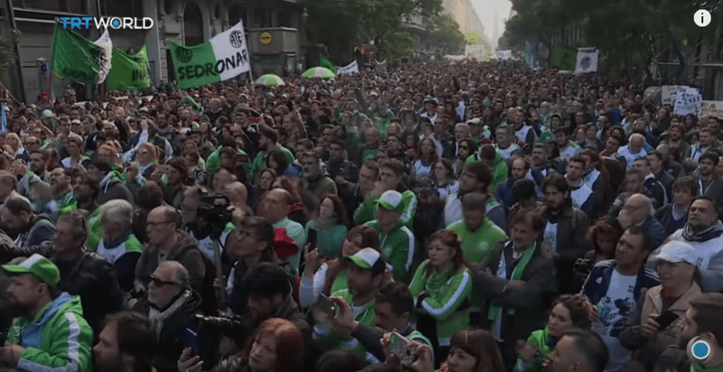 Proteste Argentina, Foto: Captura YouTube