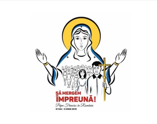 Logo vizita Papa Francisc in Romania, Foto: captura bisericacatolica.ro
