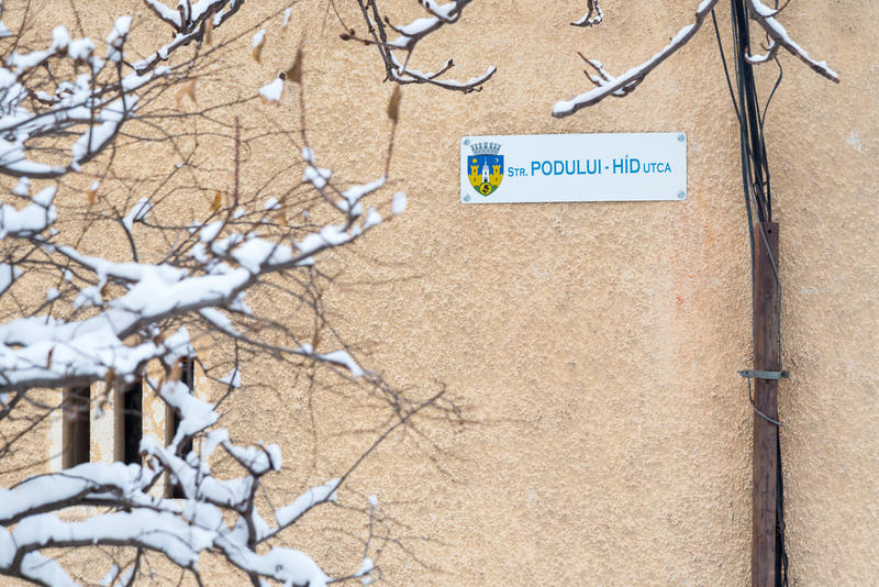 Indicator bilingv in Sfantu Gheorghe, Foto: sfantugheorgheinfo.ro/ Vargyasi Levente