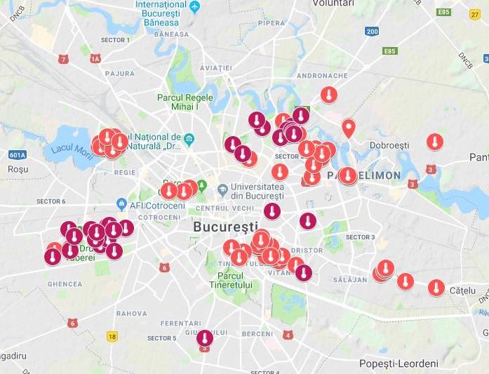 Harta interactiva, Foto: Google Maps