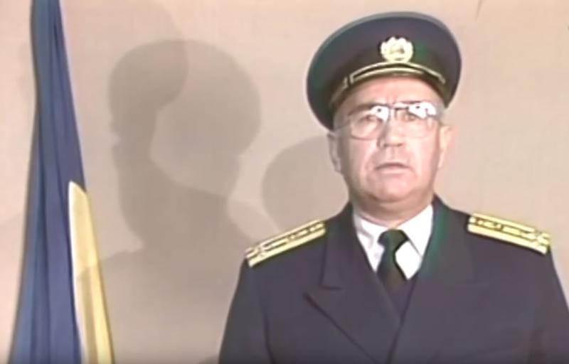 Emil Dumitrescu, la Revolutie, Foto: Captura YouTube