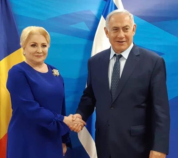 Viorica Dancila-Netanyahu, Foto: Facebook Benjamin Netanyahu