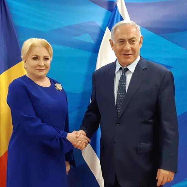 Viorica Dancila-Netanyahu, Foto: Facebook Benjamin Netanyahu
