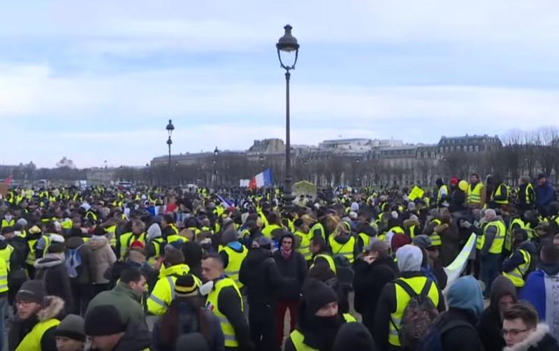 Noi proteste la Paris, Foto: Captura afp