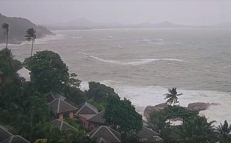 Furtuna tropicala Pabuk, Foto: Captura YouTube