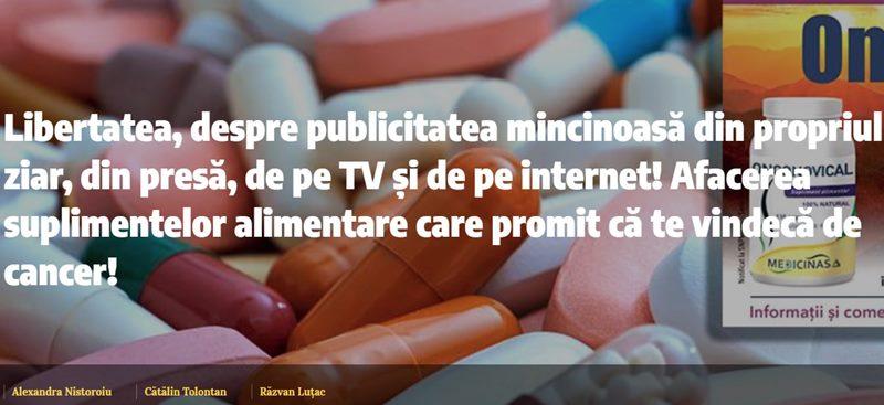 Titlul anchetei Libertatea, Foto: Captura Libertatea.ro